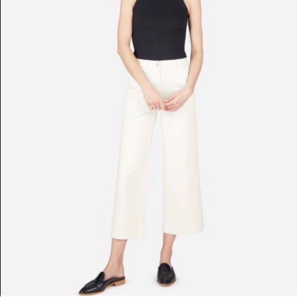 Everlane Wide Leg Crop Pant